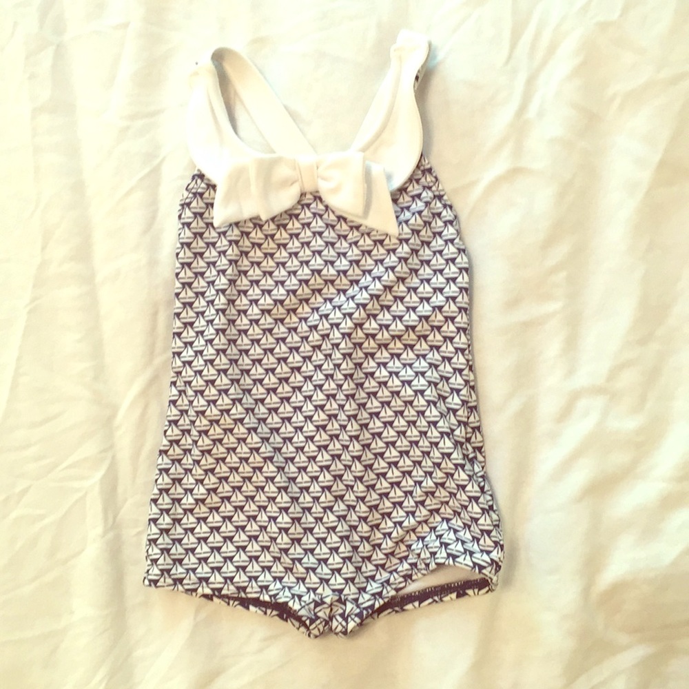 Janie and Jack 6/12mo girls nautical swimsuit